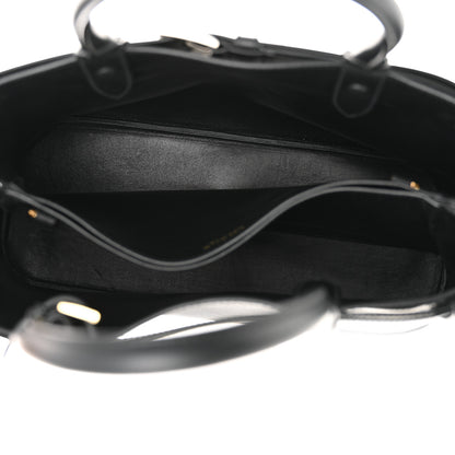 Prada Vitello Daino Large Buckle Bag With Belt Black 5 of 10