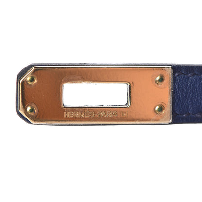 Hermes Swift Kelly Retourne 25 Bleu Saphir 21 of 39