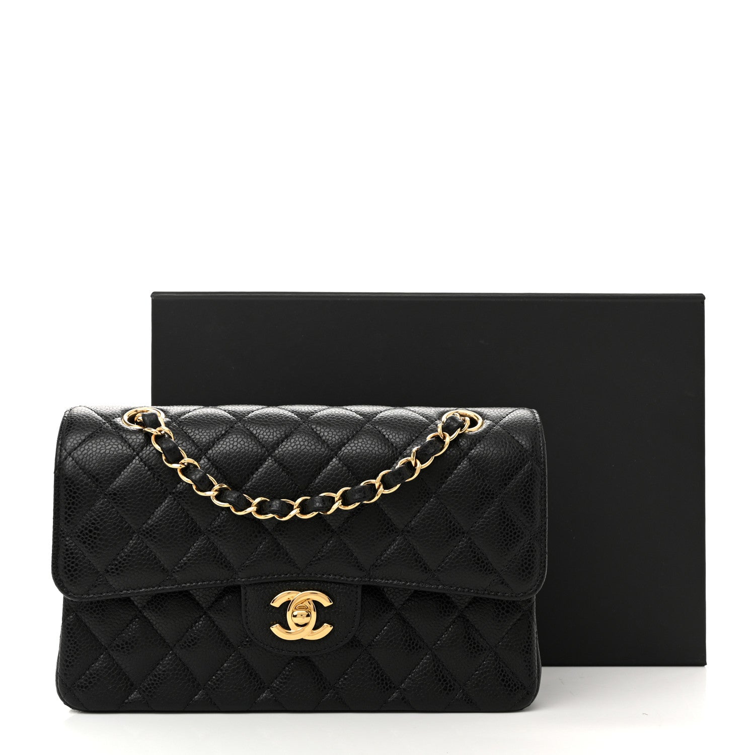 Chanel Caviar Quilted Small Double Flap Black 11 of 11