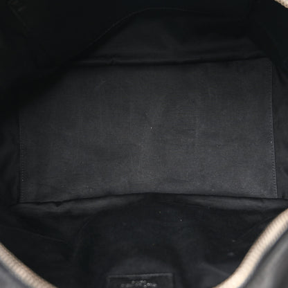 Saint Laurent Lambskin Mixed Matelasse Joan Bowling Bag Black 5 of 12