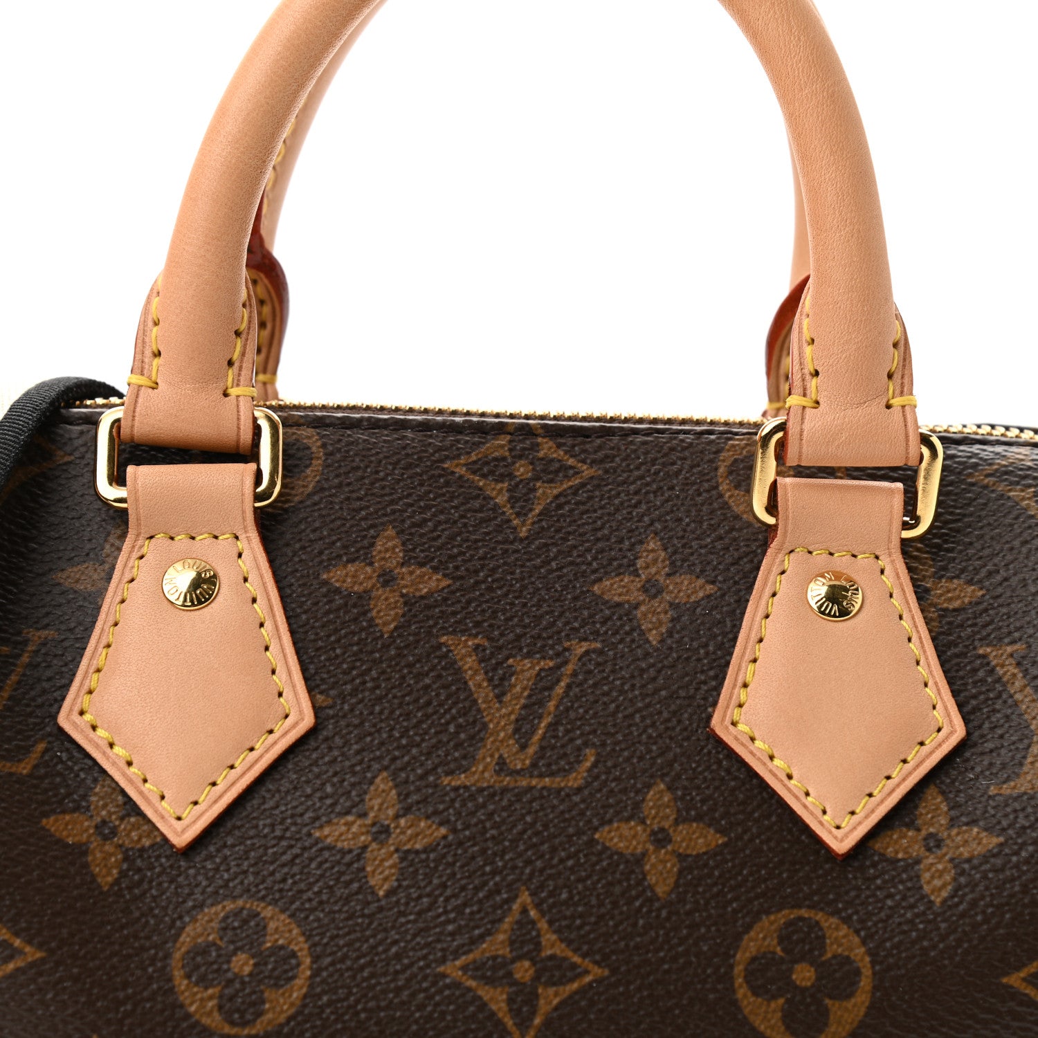 Louis Vuitton Monogram Speedy Bandouliere 20 Black 7 of 10