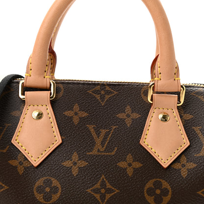 Louis Vuitton Monogram Speedy Bandouliere 20 Black 7 of 10