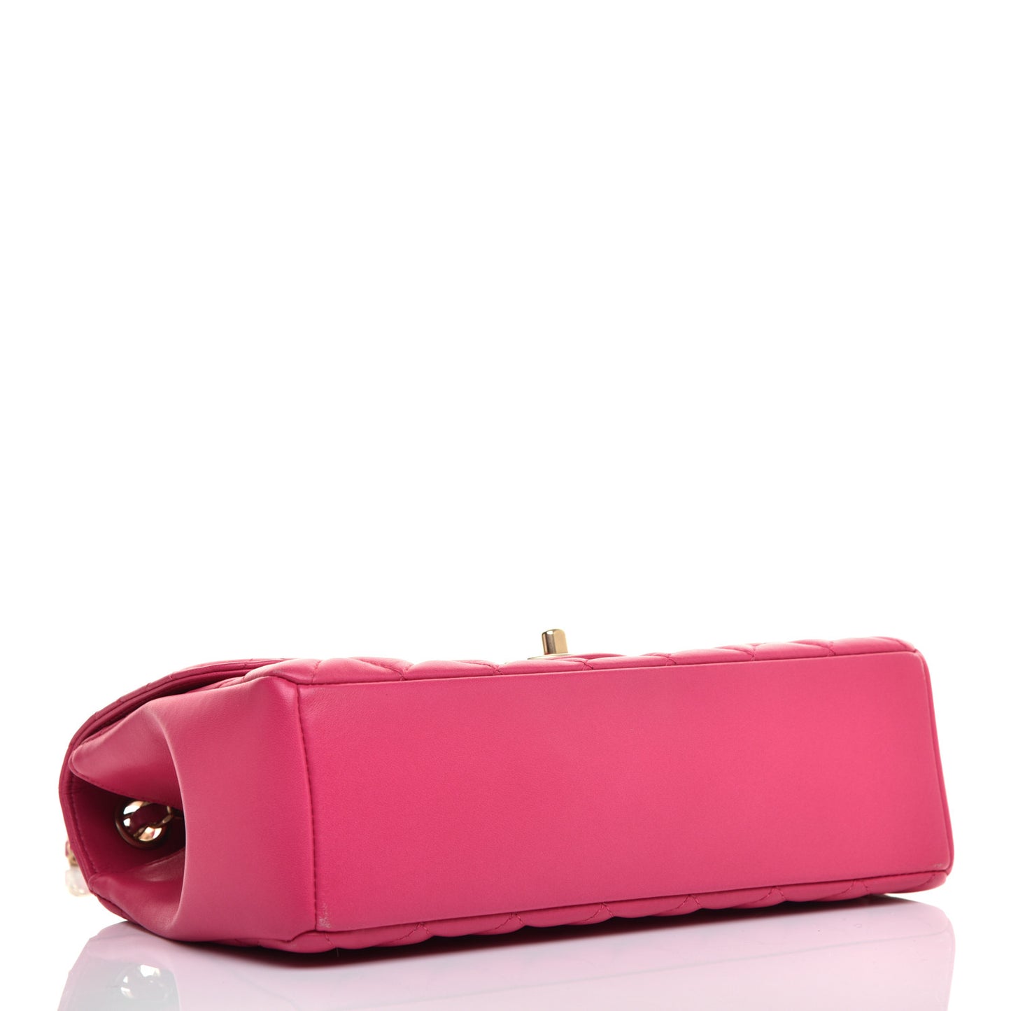 Lambskin Quilted Medium Mademoiselle Chic Flap Pink