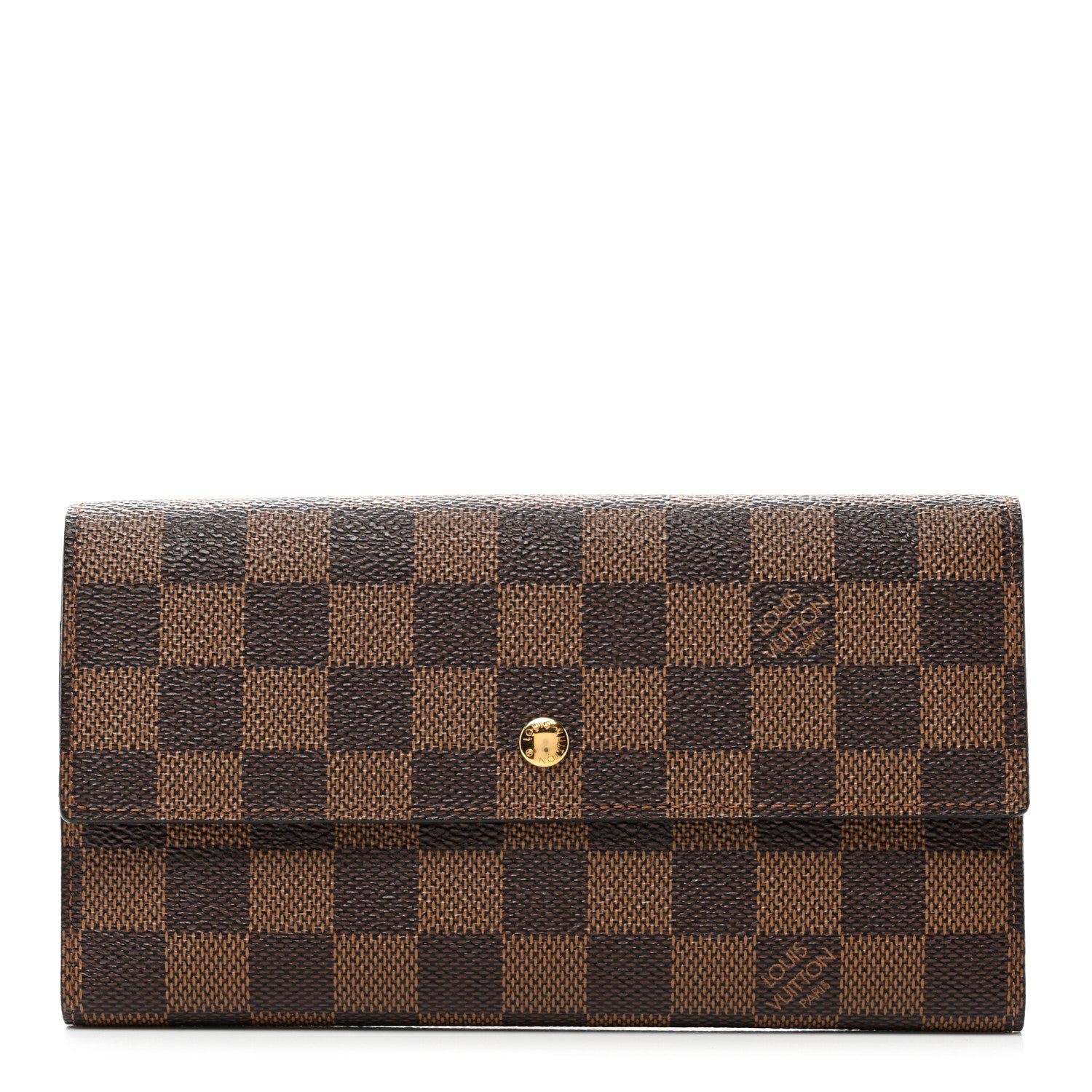 Louis Vuitton Damier Ebene Porte Tresor International Wallet 1 of 8