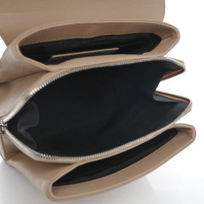 Balenciaga Grained Calfskin Le Dix Mini Soft Cartable Beige Seigle 5 of 7
