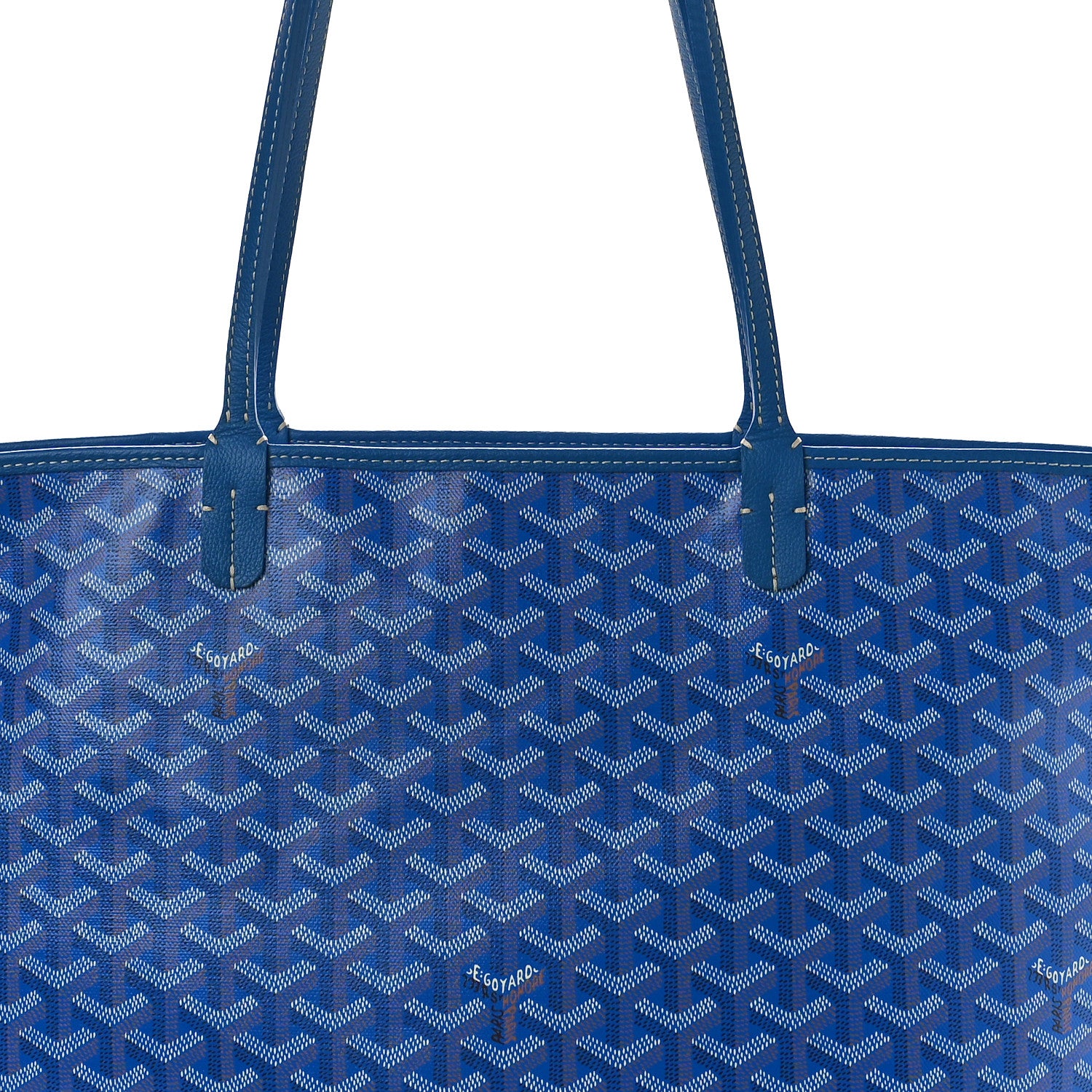 Goyard Goyardine Artois MM Blue 7 of 9
