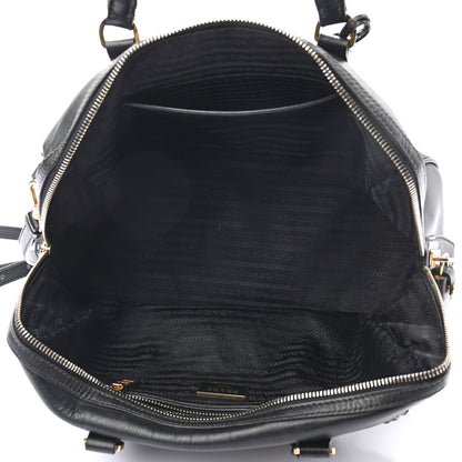 Prada Saffiano Lux Bowler Black 5 of 12