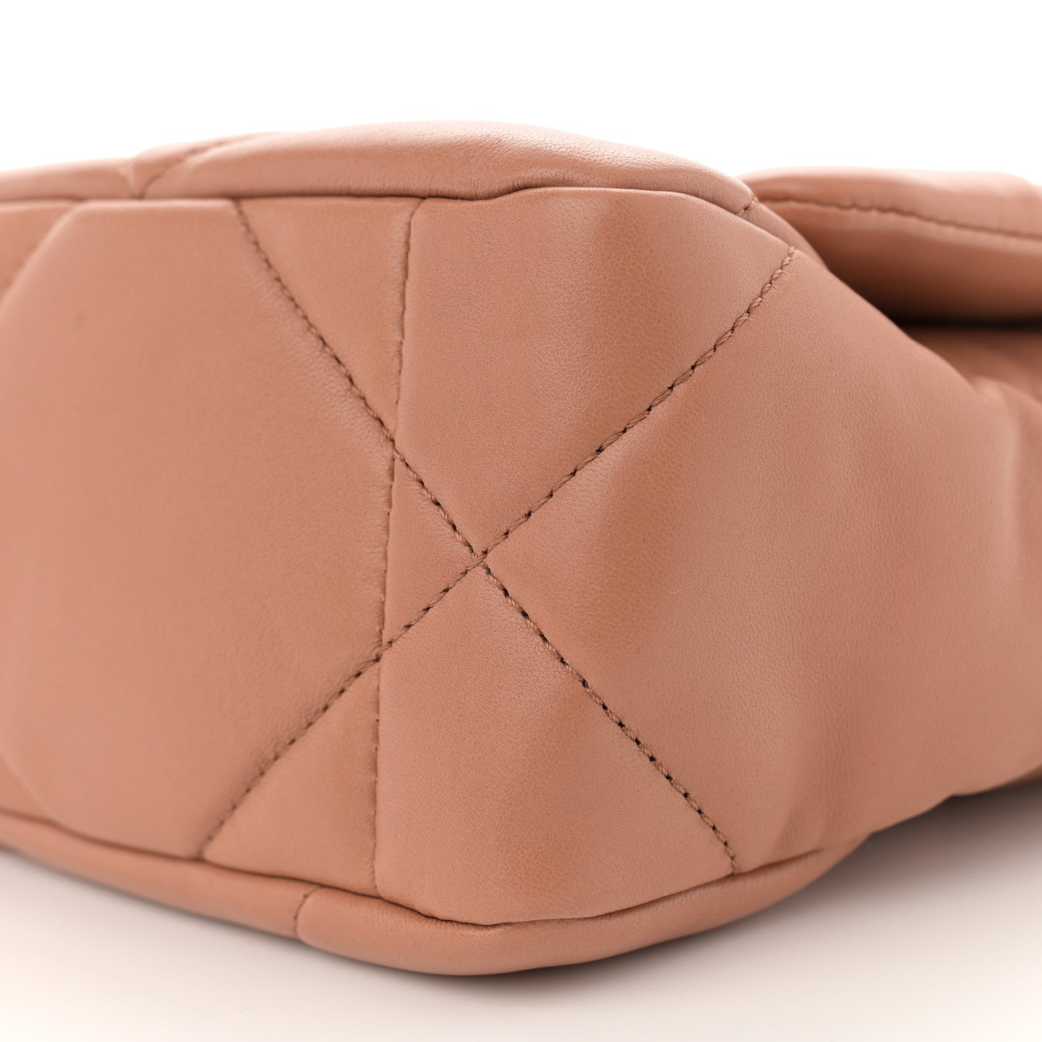 Chanel Lambskin Quilted Medium Chanel 19 Flap Brown 10 of 10