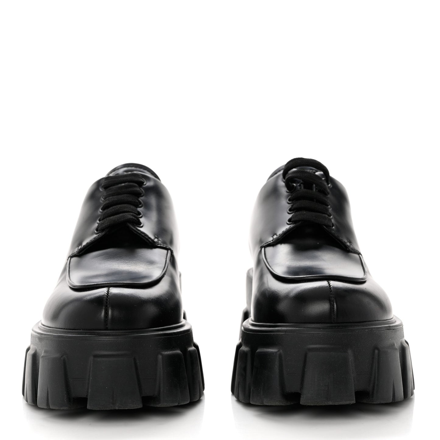 Spazzolato Rois Monolith 55mm Derby Loafers 36 Black