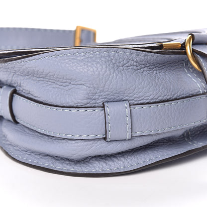 Chloe Calfskin Mini Marcie Round Crossbody Bag Washed Blue 9 of 10