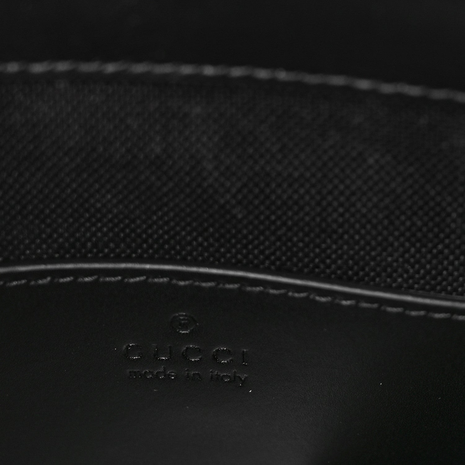 Gucci GG Supreme Monogram Web Small Flat Messenger Bag Black Grey 6 of 8