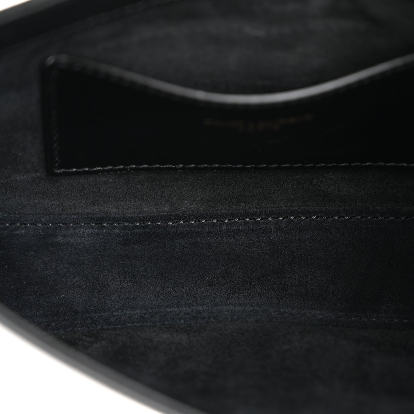 Patent Calfskin Le 5 A 7 Mini Hobo Black