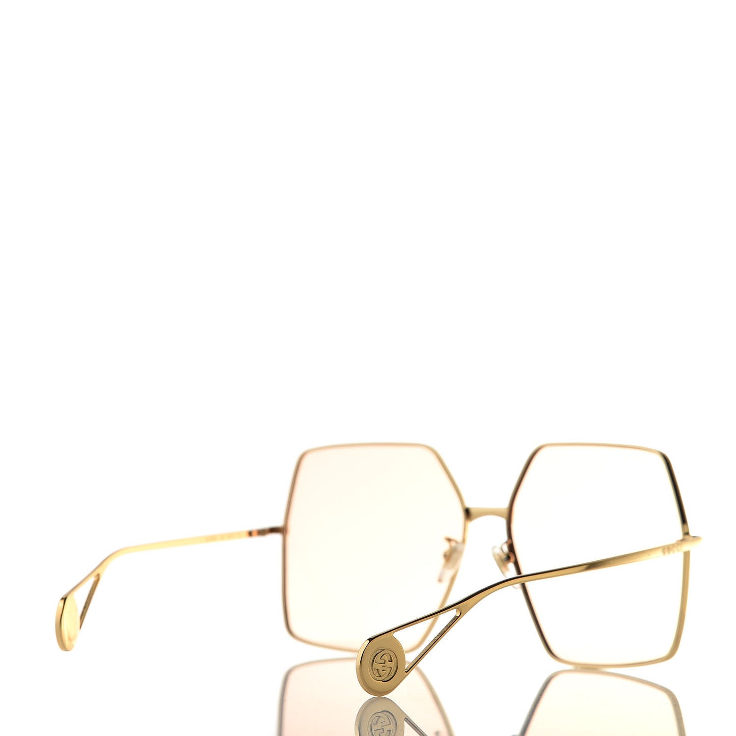 Square Frame GG0536S Sunglasses Gold