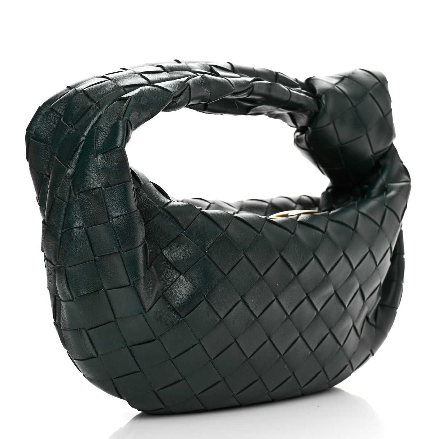 Nappa Intrecciato Mini Jodie Dark Moss