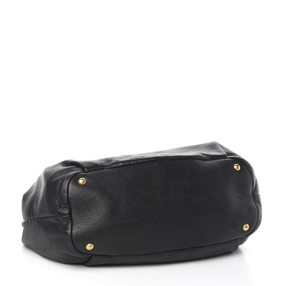 Prada Cervo Antik Tote Black 4 of 14