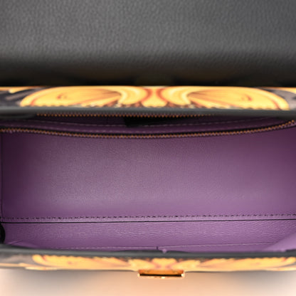 Versace X FENDI Grained Calfskin Fendace La Medusa Medium Top Handle Bag Black Multicolor 5 of 9