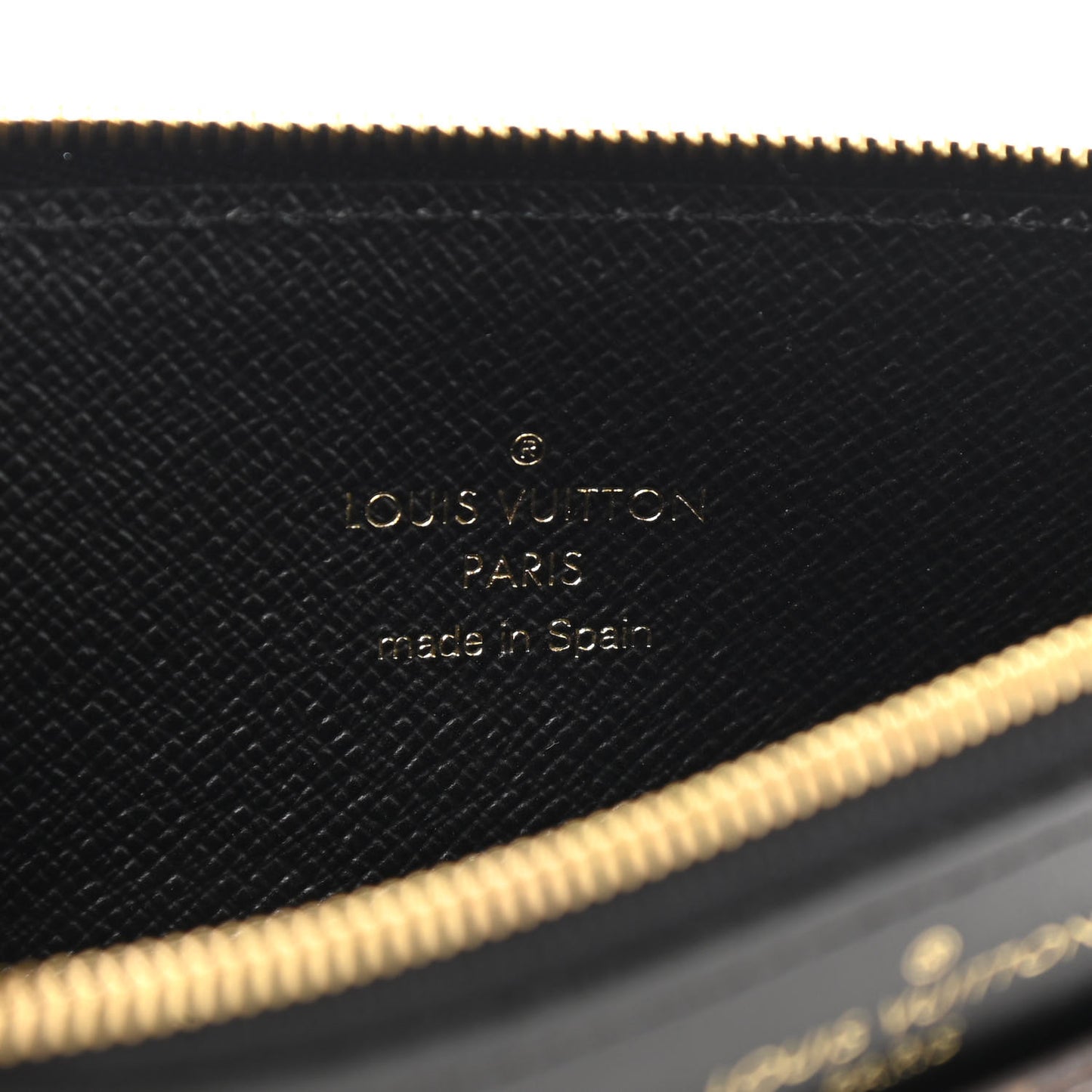 Monogram Slim Purse Black