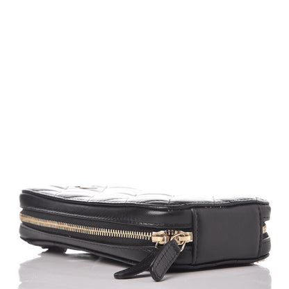 Chanel Lambskin Quilted Zip Phone Case Black 4 of 9