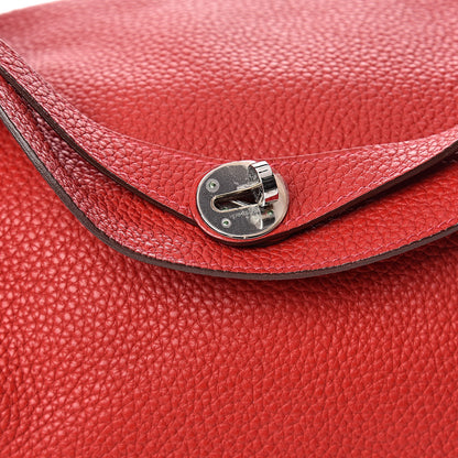 Hermes Taurillon Clemence Lindy 30 Rouge Casaque 8 of 12
