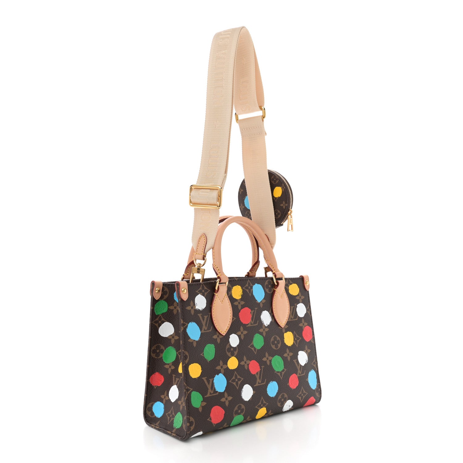 Louis Vuitton LV X YK Monogram Dots Onthego PM Multicolor 3 of 9