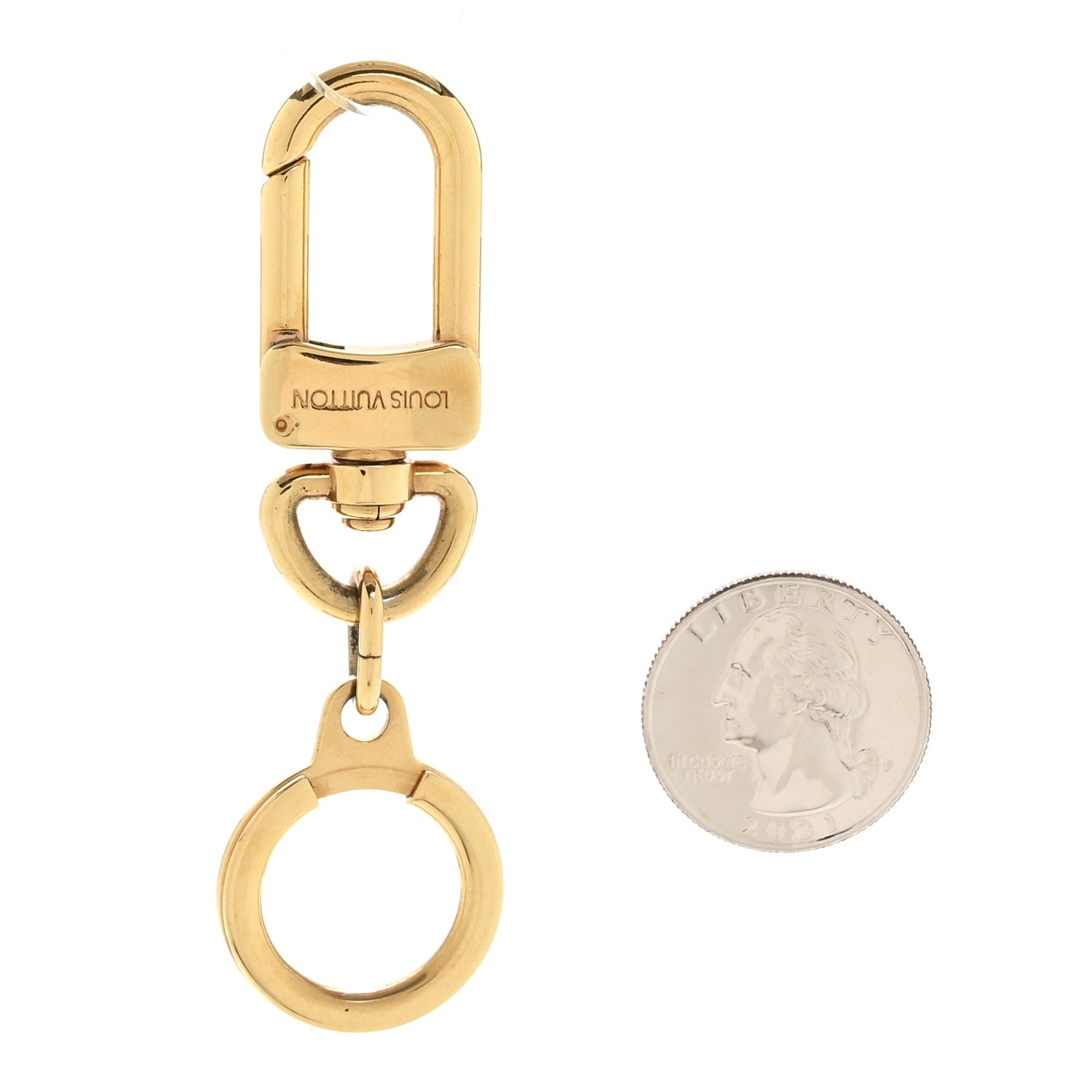 Louis Vuitton Pochette Extender Key Ring Gold 2 of 4