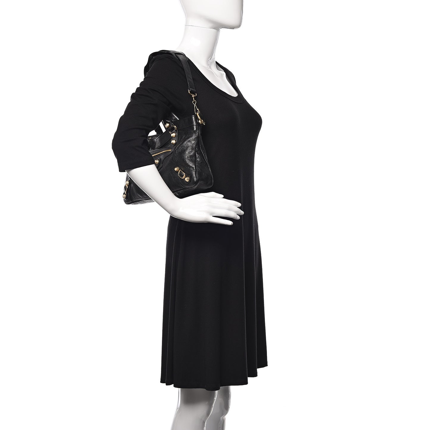 Agneau Giant 12 Gold Hardware First Black