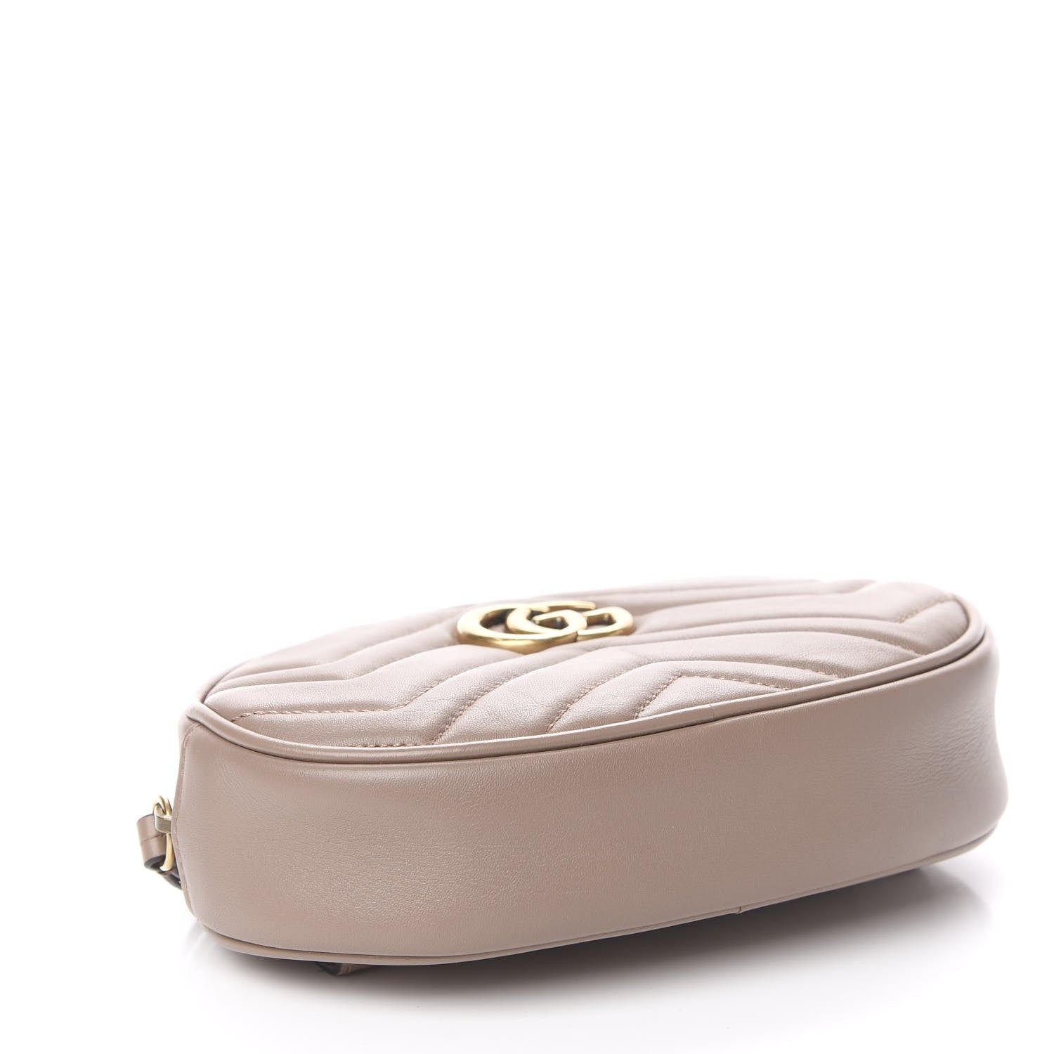 Gucci Calfskin Matelasse GG Marmont Belt Bag 95 38 Porcelain Rose 4 of 12