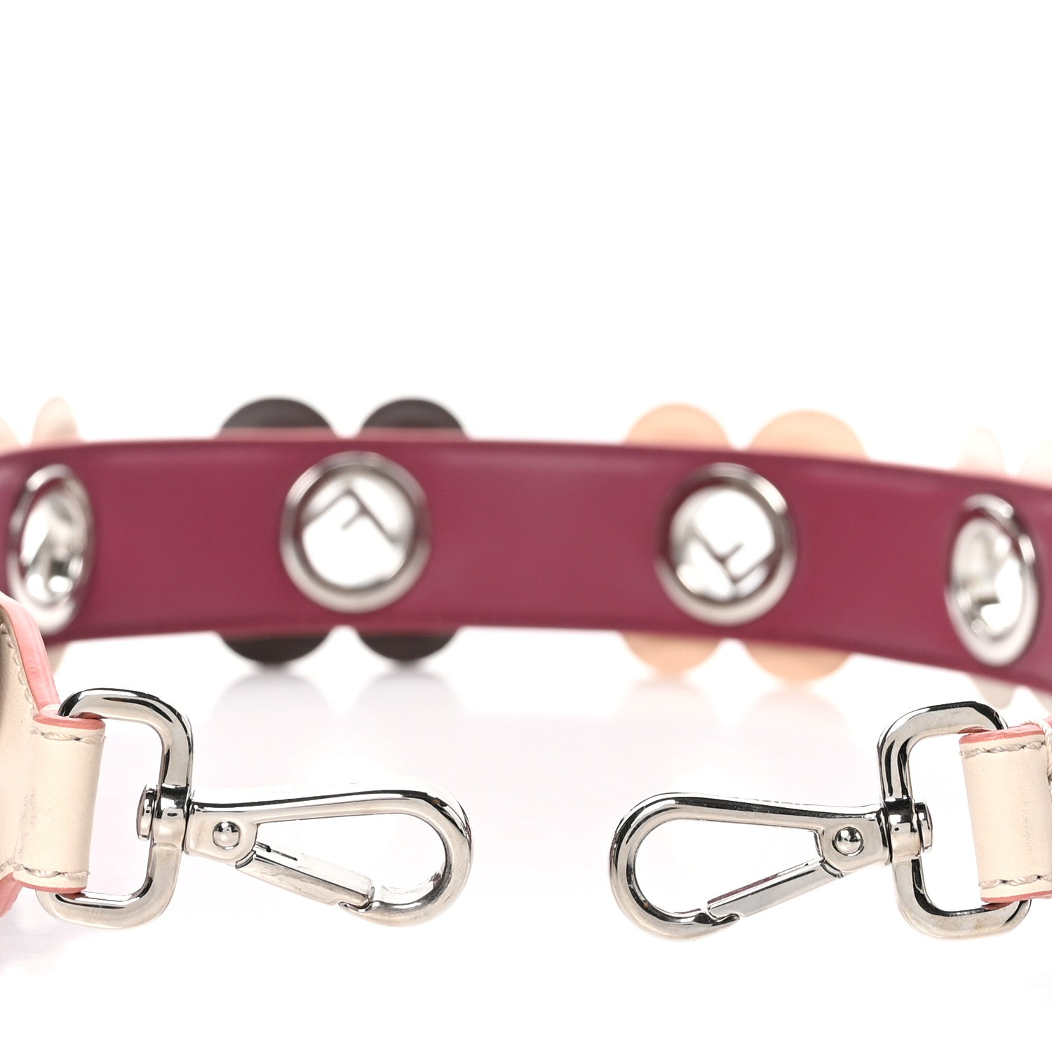 Fendi Calfskin F is Fendi Studded Flower Strap You Camelia 3 of 5