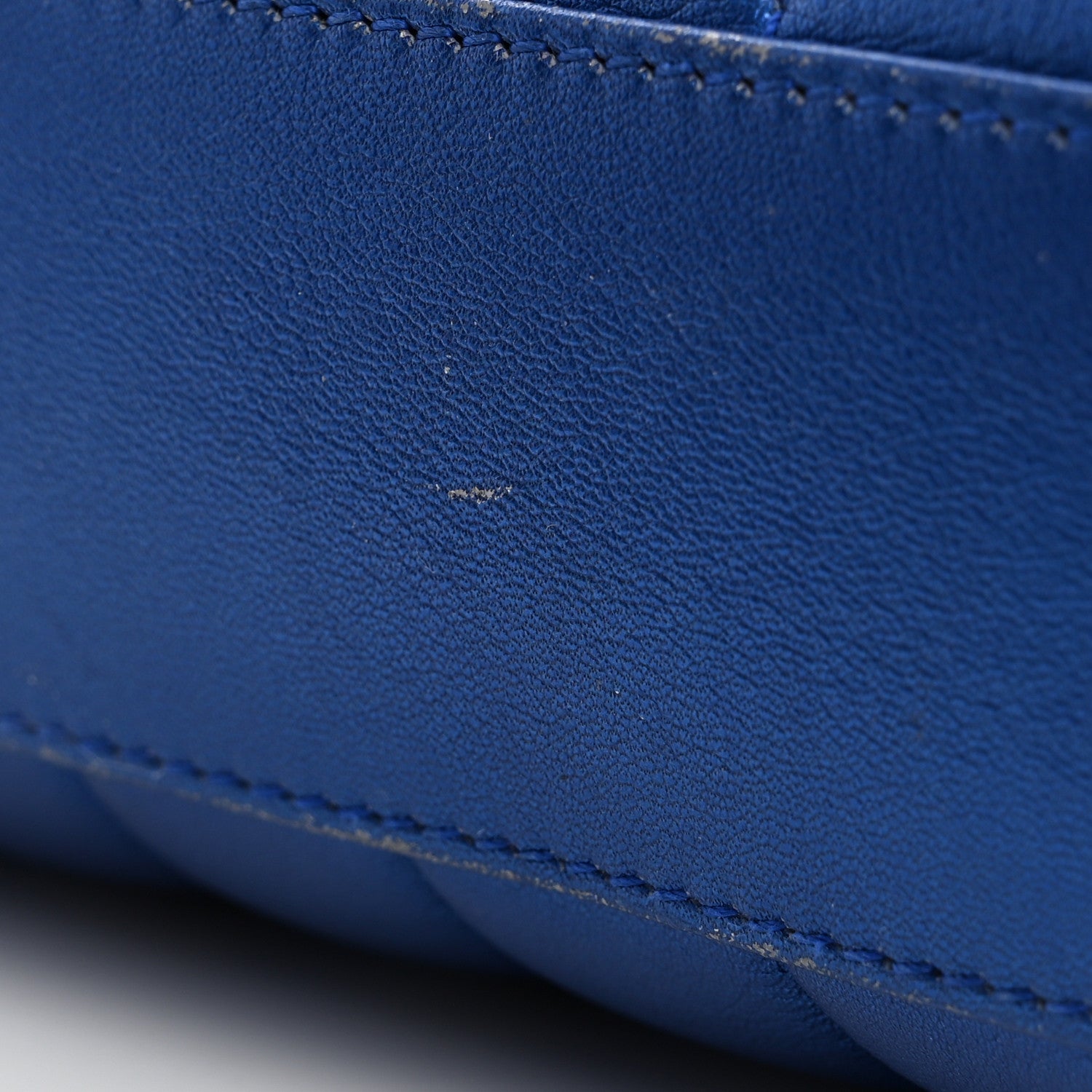 Saint Laurent Metallic Calfskin Y Quilted Monogram Toy Loulou Crossbody Bag Blue Royal 14 of 19
