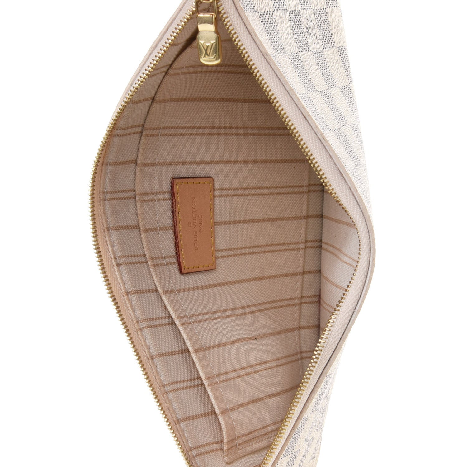 Louis Vuitton Damier Azur Neverfull MM GM Pochette 4 of 4
