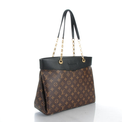 Louis Vuitton Monogram Pallas Shopper Black 3 of 7