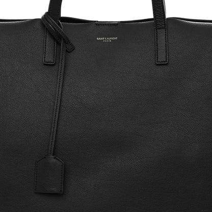 Saint Laurent Calfskin Large Shopping Tote Black 8 of 11