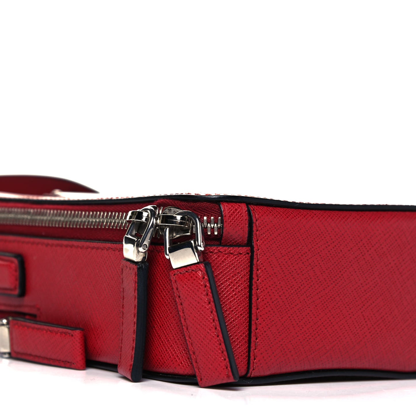 Saffiano Travel Brique Crossbody Messenger Bag Fuoco