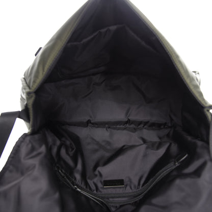Prada Tessuto Nylon Soft Calf Messenger Militare Black 5 of 9