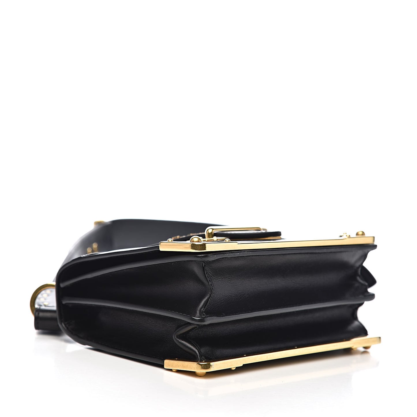 City Calf Saffiano Cahier Bag Black