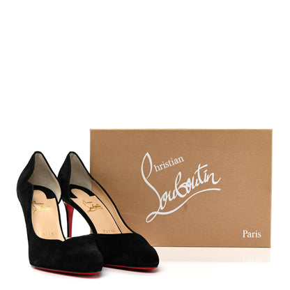 Christian Louboutin Veau Velours Round Chick 85 Pumps 39 Black 11 of 11