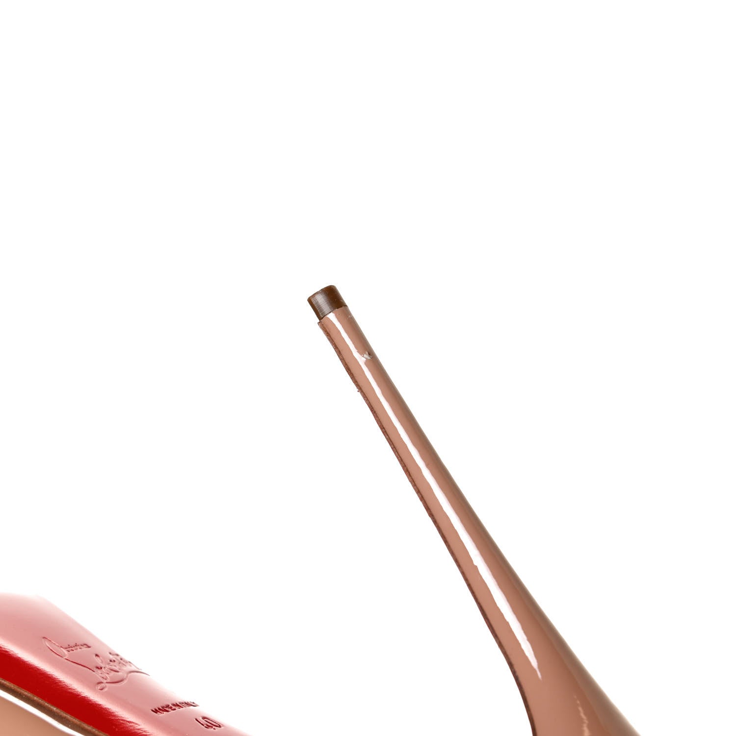 Christian Louboutin Patent New Very Prive 120 Pumps 40 Nude 11 of 11