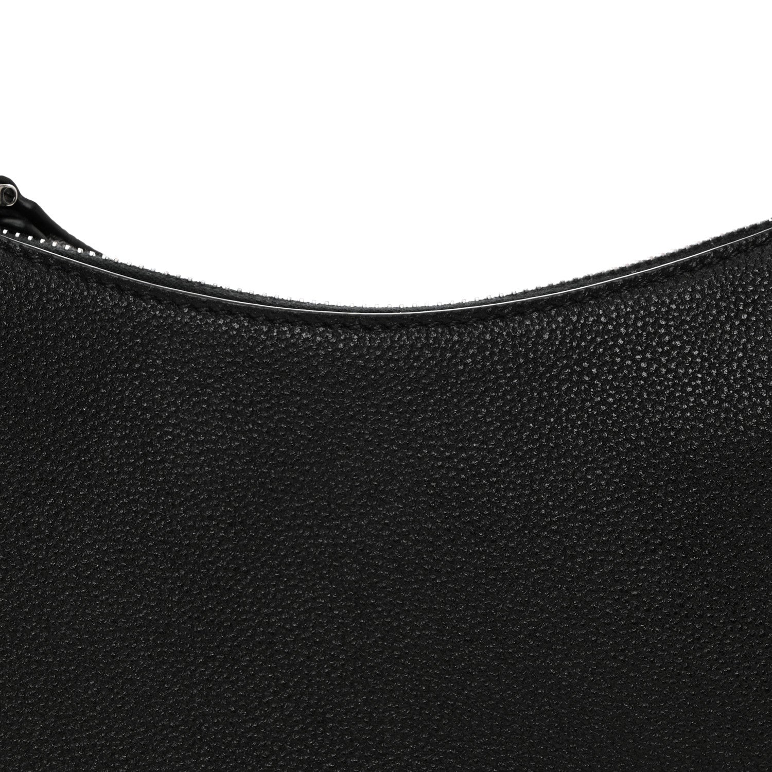Valentino Garavani Grained Calfskin Rockstud Hobo Bag Black 7 of 9