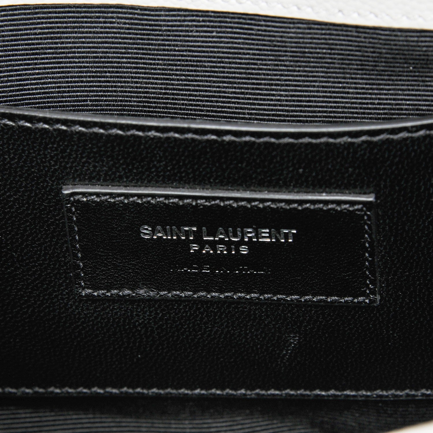 Saint Laurent Grain De Poudre Classic Monogram Kate Clutch Souris 7 of 7
