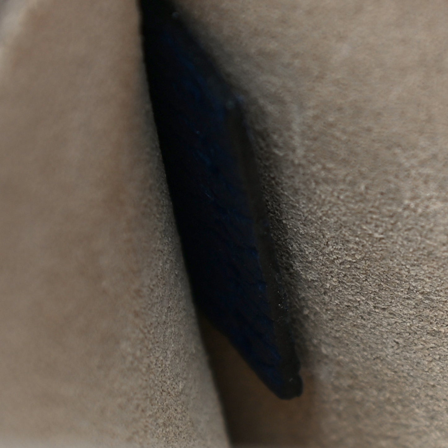 Grained Lambskin Mini Drew Shoulder Bag Royal Navy