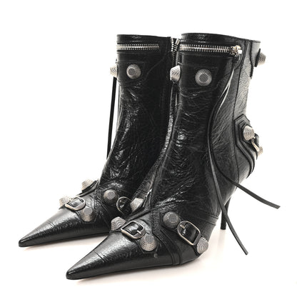 Balenciaga Agneau Arena Cagole 70mm Ankle Boots 35 Black 4 of 9