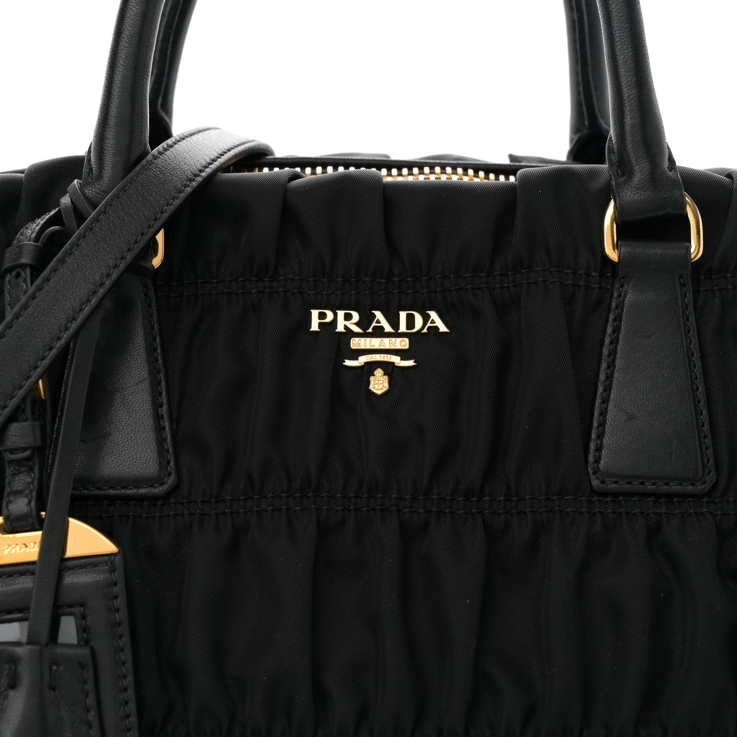 Prada Tessuto Nylon Gaufre Tote Black 8 of 11