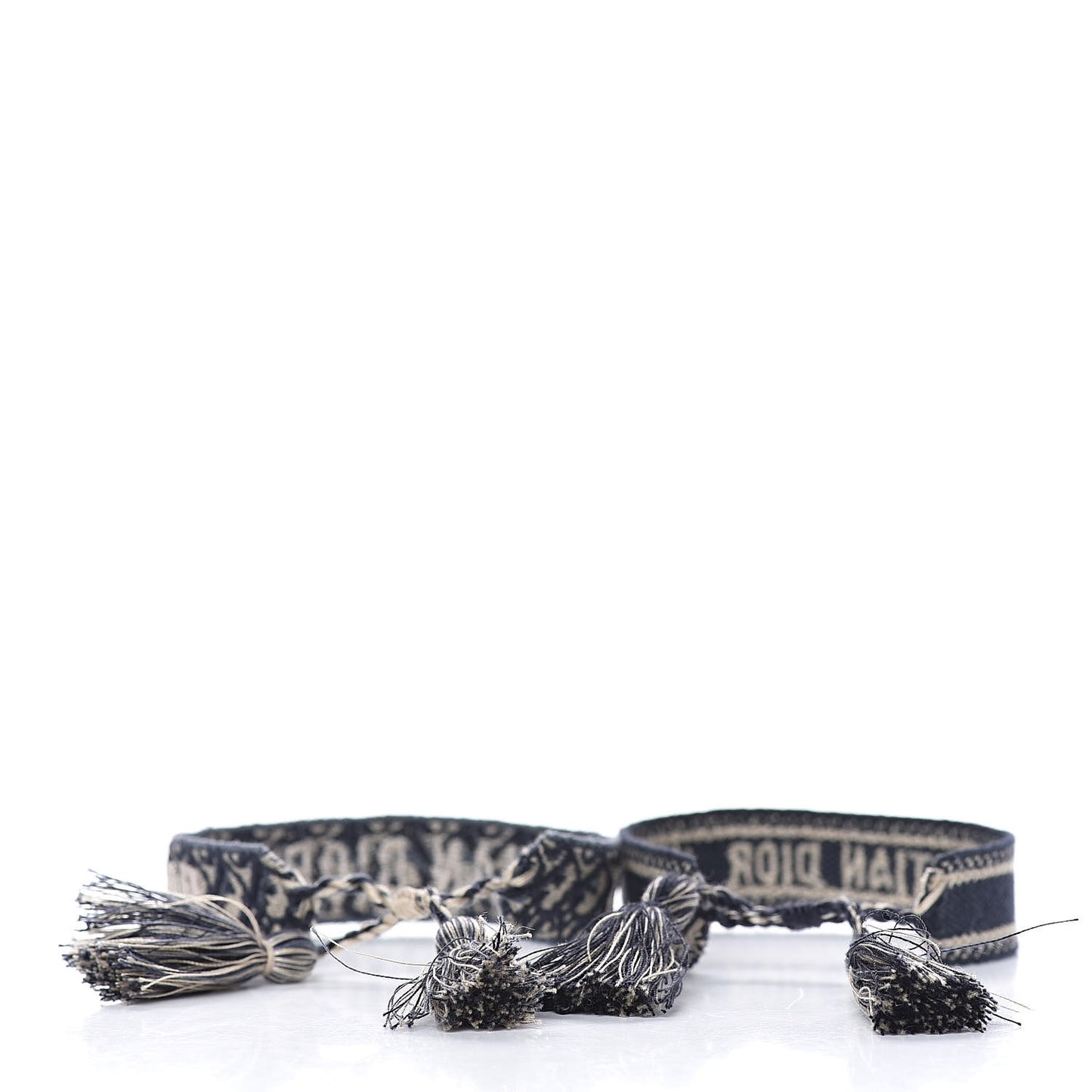 Woven Cotton J'Adior Friendship Bracelet Set Navy
