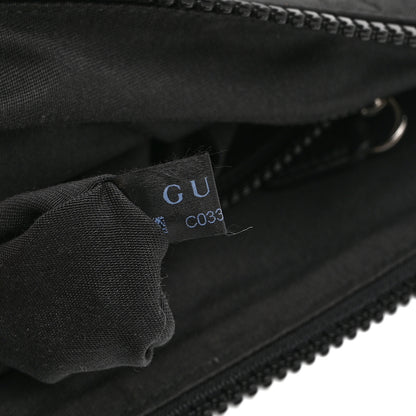 Gucci Nylon Monogram Medium Flat Messenger Bag Black 8 of 11
