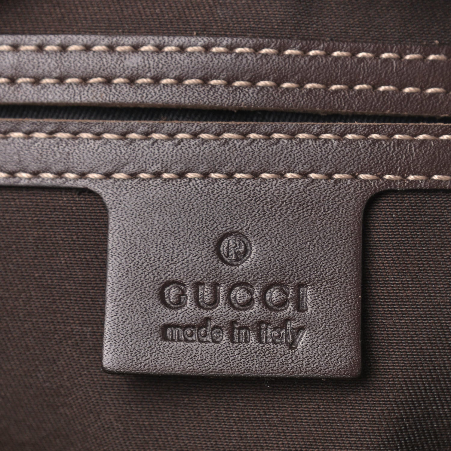 Gucci GG Supreme Monogram Belt Bag Dark Brown 7 of 8