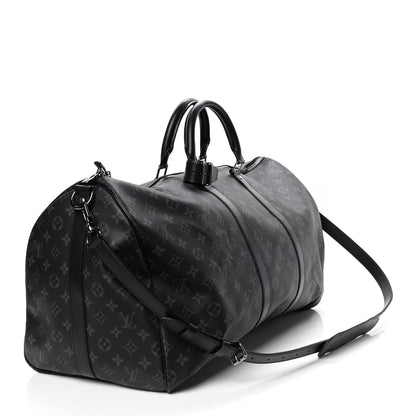 Louis Vuitton Monogram Eclipse Keepall Bandouliere 55 2 of 5