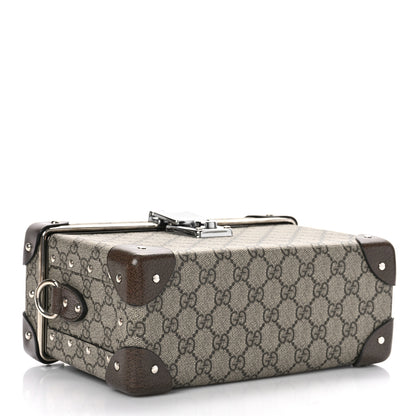 Gucci GG Supreme Monogram Globe-Trotter Beauty Case Brown 4 of 9