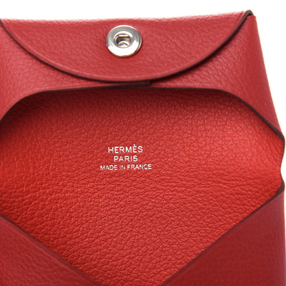 Hermes Evercolor Bastia Coin Purse Rouge De Coeur 6 of 7