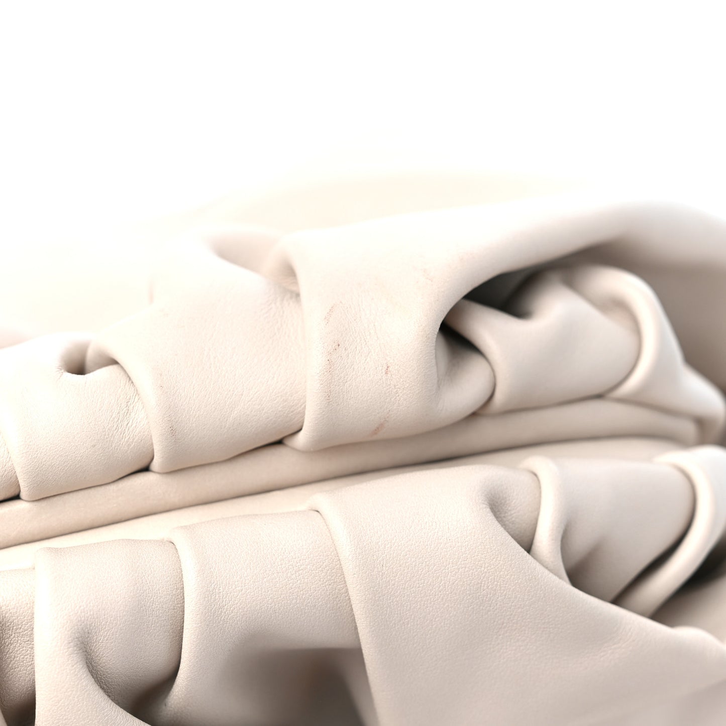 Smooth Butter Calf The Pouch Oversized Clutch Mist