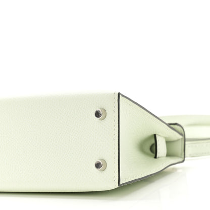 Hermes Epsom Mini Kelly Sellier 20 Vert Fizz 10 of 10